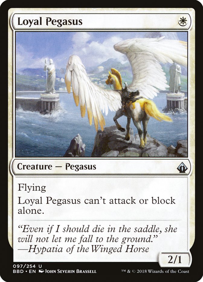Loyal Pegasus [Battlebond] | Silver Goblin