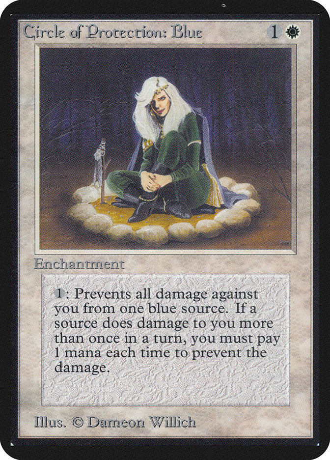 Circle of Protection: Blue [Alpha Edition] | Silver Goblin