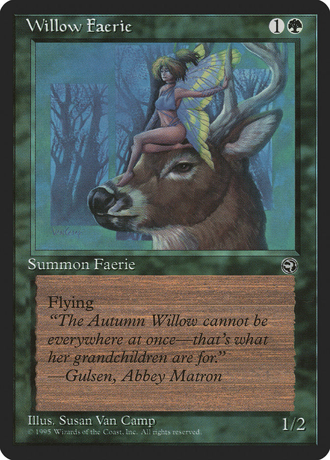 Willow Faerie (Gulsen Flavor Text) [Homelands] | Silver Goblin