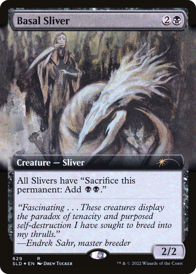 Basal Sliver (Extended Art) [Secret Lair Drop Promos] | Silver Goblin