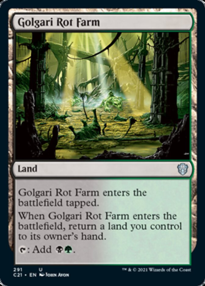 Golgari Rot Farm [Commander 2021] | Silver Goblin