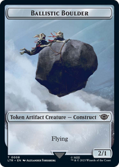 Ballistic Boulder // Food Token (10) Double-Sided Token [The Lord of the Rings: Tales of Middle-Earth Tokens] | Silver Goblin