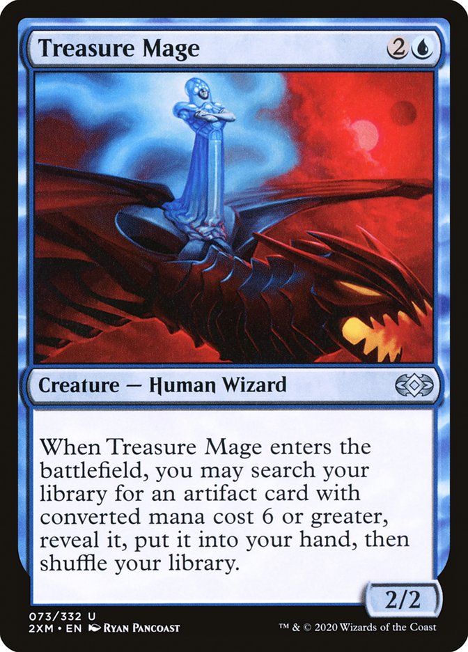 Treasure Mage [Double Masters] | Silver Goblin