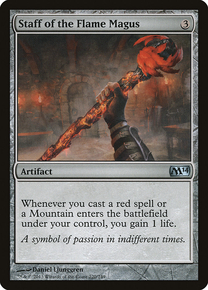 Staff of the Flame Magus [Magic 2014] | Silver Goblin