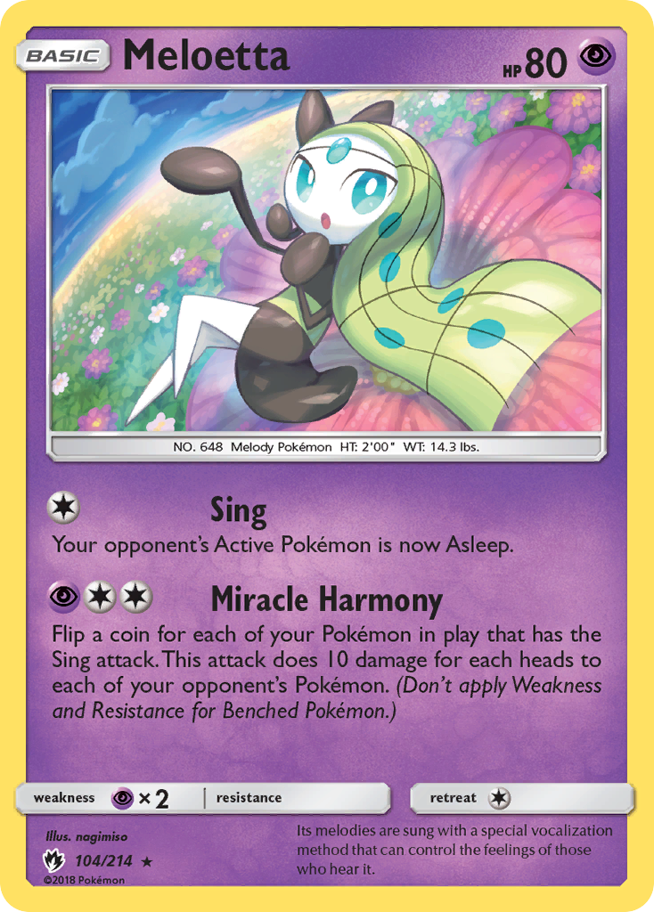 Meloetta (104/214) [Sun & Moon: Lost Thunder] | Silver Goblin