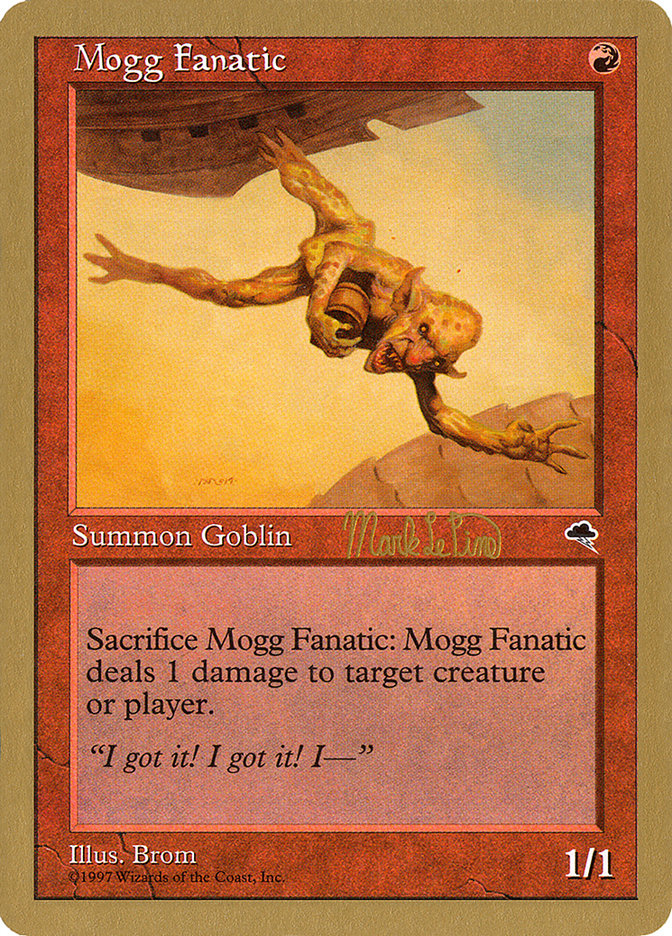 Mogg Fanatic (Mark Le Pine) [World Championship Decks 1999] | Silver Goblin