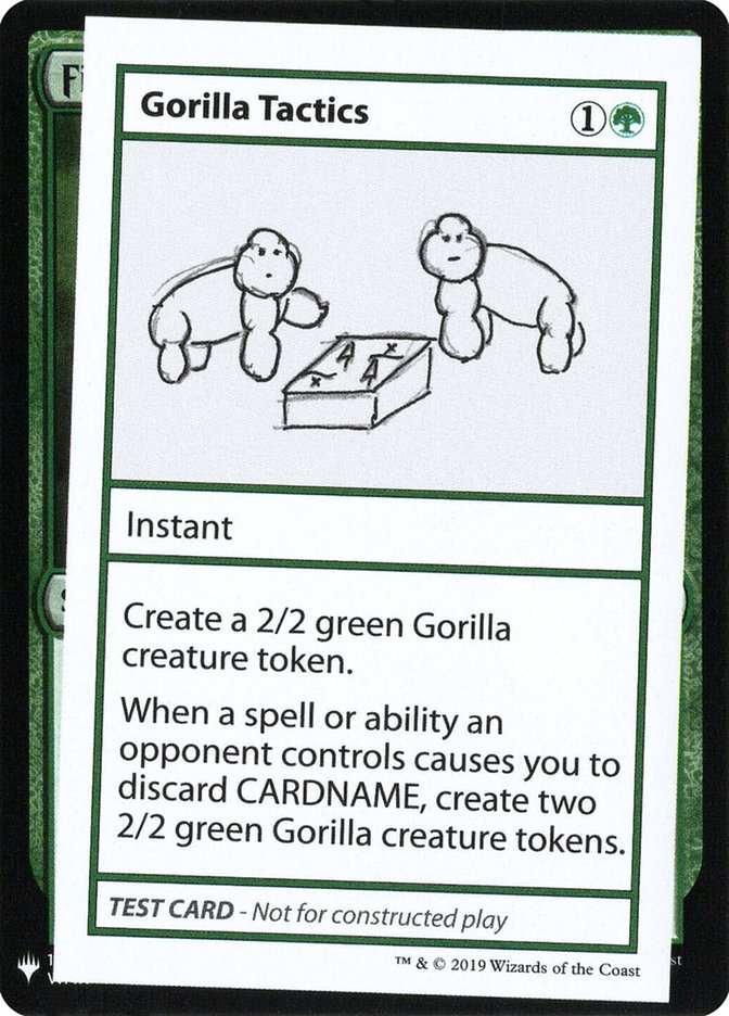 Gorilla Tactics [Mystery Booster Playtest Cards] | Silver Goblin