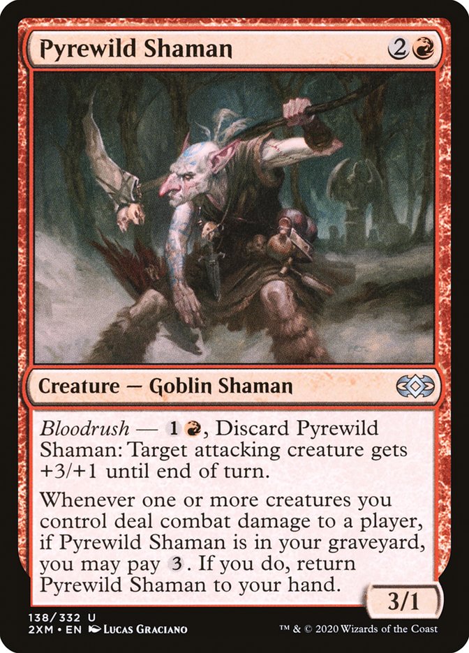 Pyrewild Shaman [Double Masters] | Silver Goblin