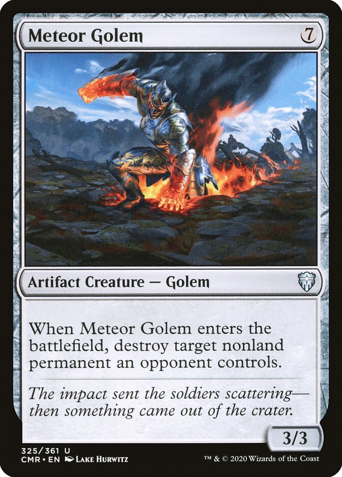 Meteor Golem (325) [Commander Legends] | Silver Goblin