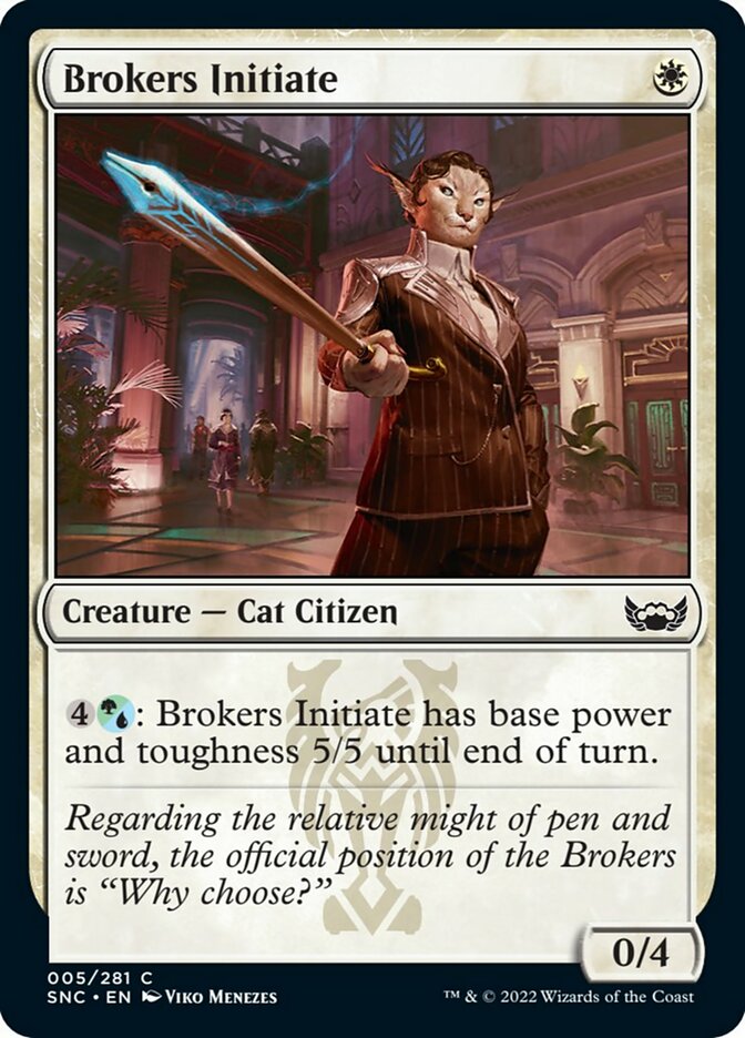Brokers Initiate [Streets of New Capenna] | Silver Goblin