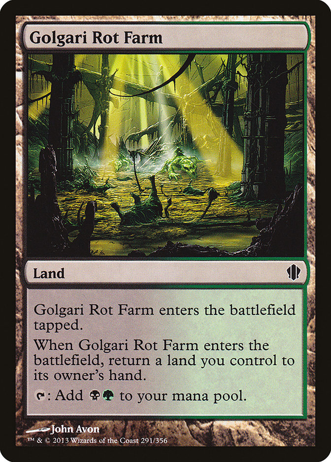 Golgari Rot Farm [Commander 2013] | Silver Goblin