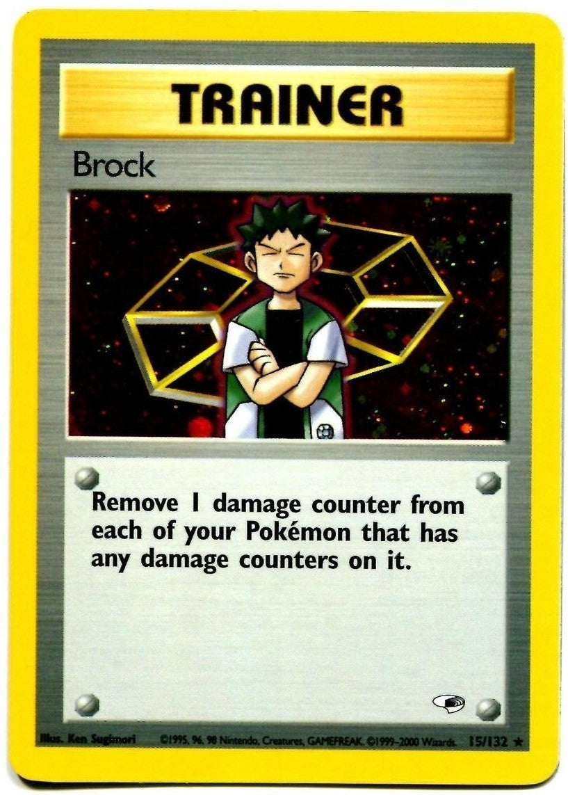 Brock (15/132) [Gym Heroes Unlimited] | Silver Goblin