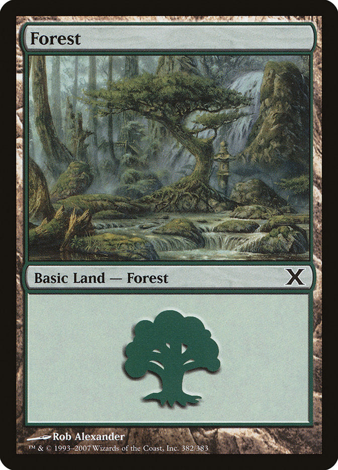 Forest (382) [Tenth Edition] | Silver Goblin