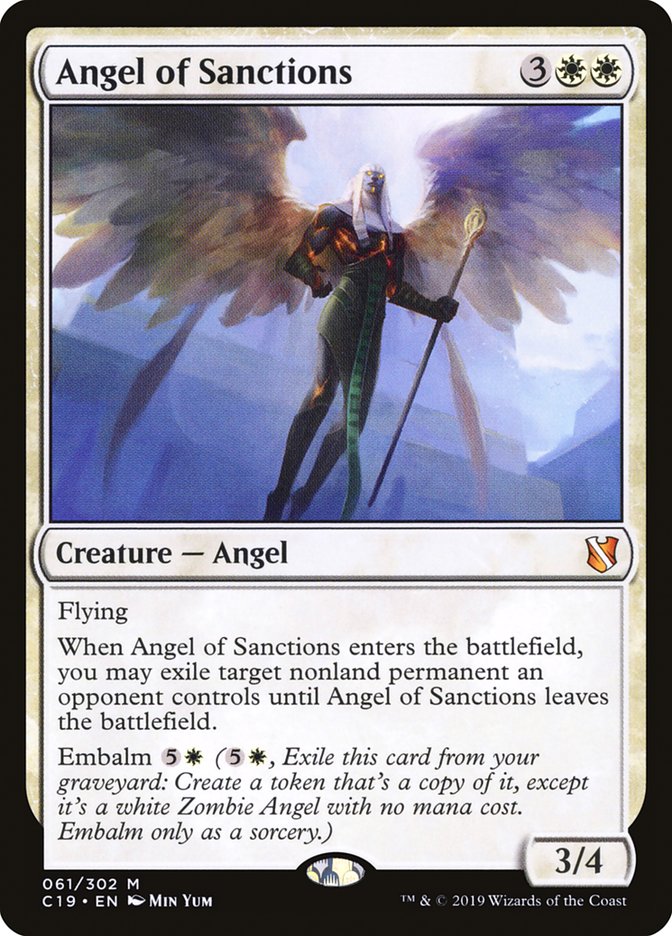 Angel of Sanctions [Commander 2019] | Silver Goblin