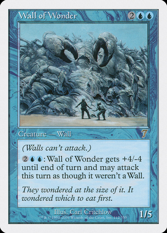 Wall of Wonder [Seventh Edition] | Silver Goblin