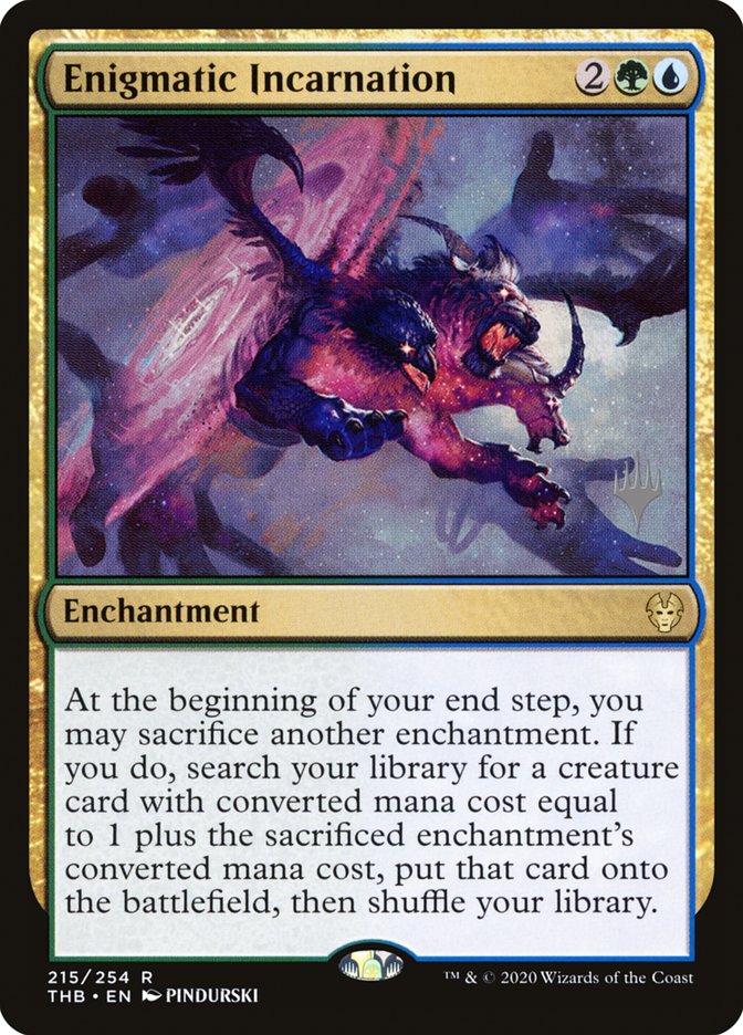 Enigmatic Incarnation (Promo Pack) [Theros Beyond Death Promos] | Silver Goblin