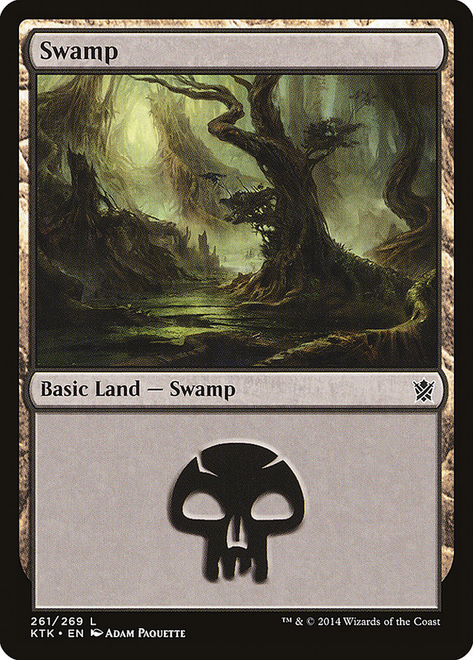 Swamp (261) [Khans of Tarkir] | Silver Goblin
