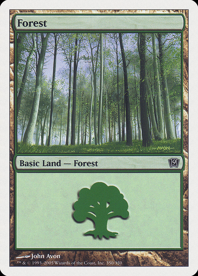 Forest (350) [Ninth Edition] | Silver Goblin