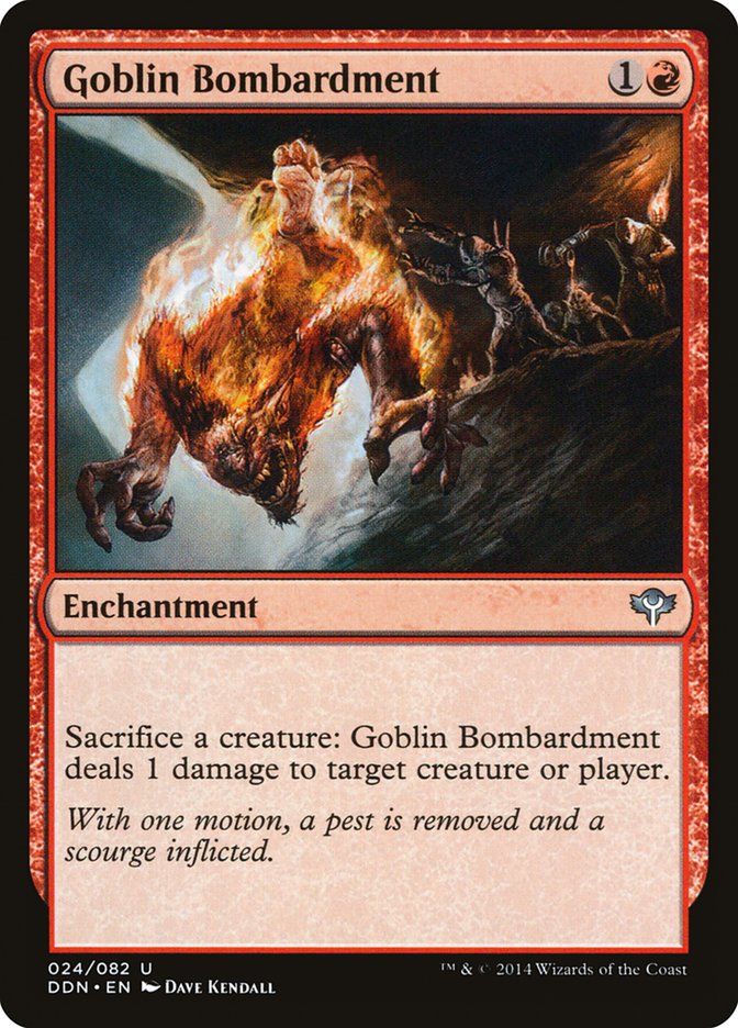 Goblin Bombardment [Duel Decks: Speed vs. Cunning] | Silver Goblin