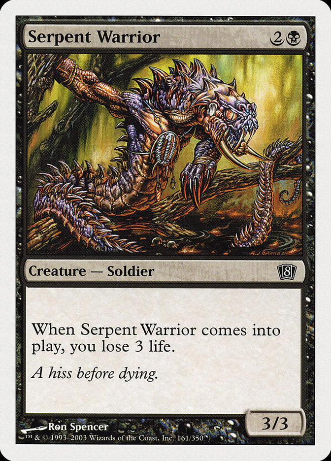 Serpent Warrior [Eighth Edition] | Silver Goblin