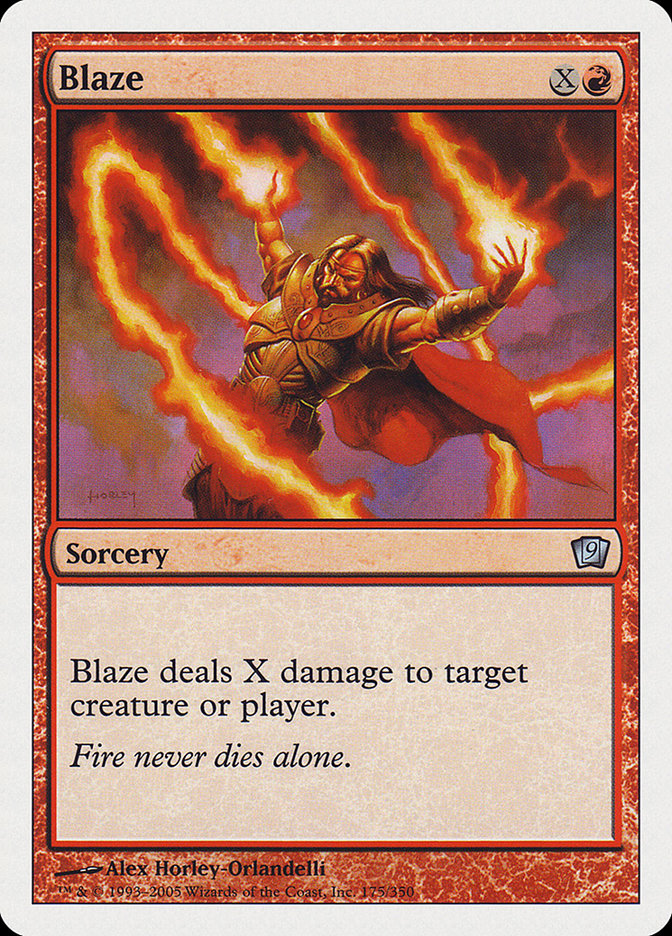 Blaze [Ninth Edition] | Silver Goblin