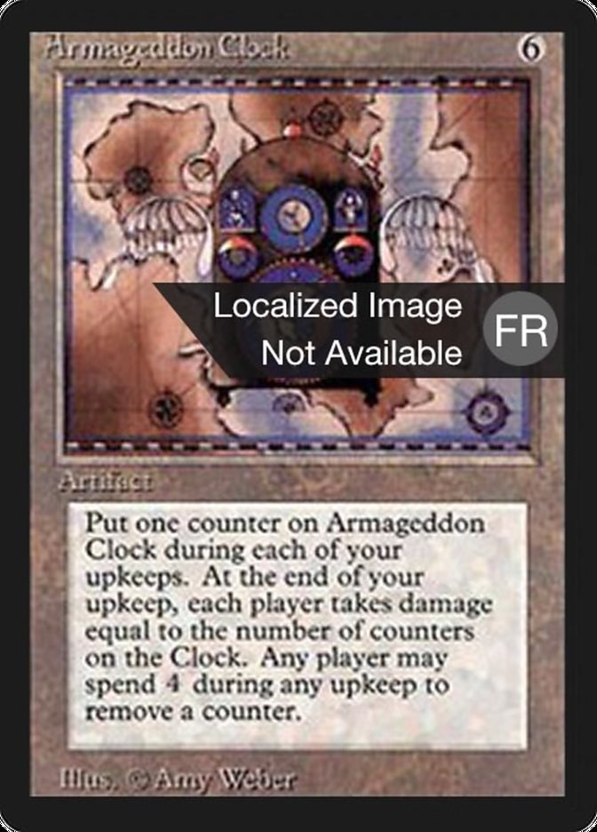 Armageddon Clock [Foreign Black Border] | Silver Goblin