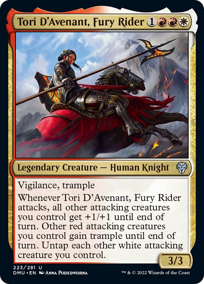 Tori D'Avenant, Fury Rider [Dominaria United] | Silver Goblin