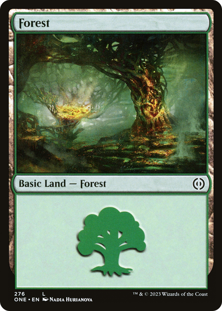 Forest (276) [Phyrexia: All Will Be One] | Silver Goblin