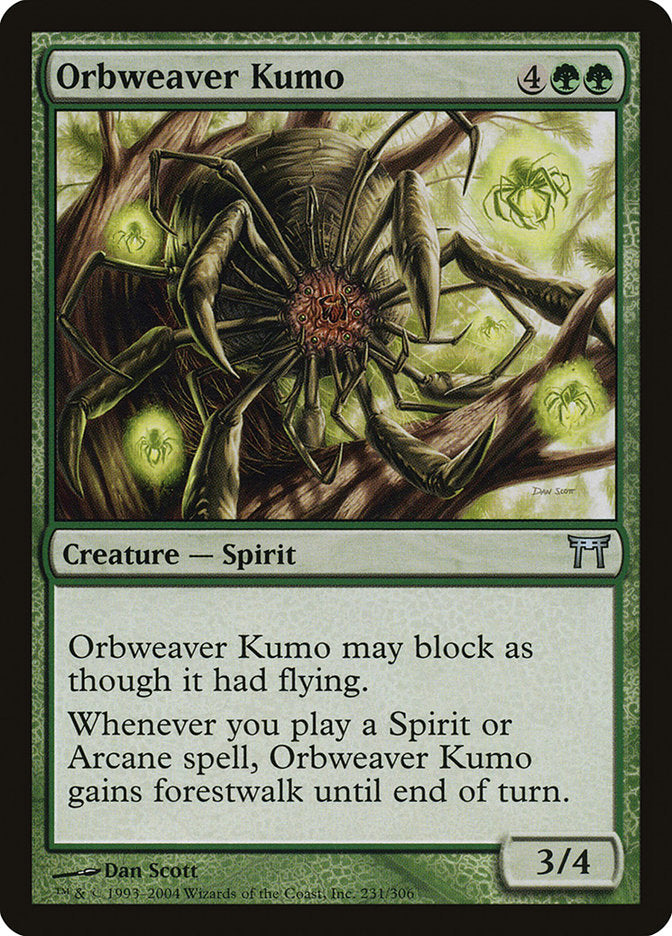 Orbweaver Kumo [Champions of Kamigawa] | Silver Goblin