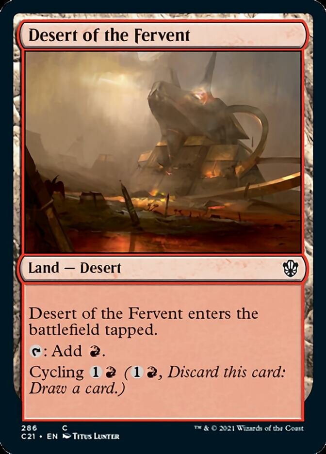 Desert of the Fervent [Commander 2021] | Silver Goblin