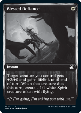 Blessed Defiance [Innistrad: Double Feature] | Silver Goblin
