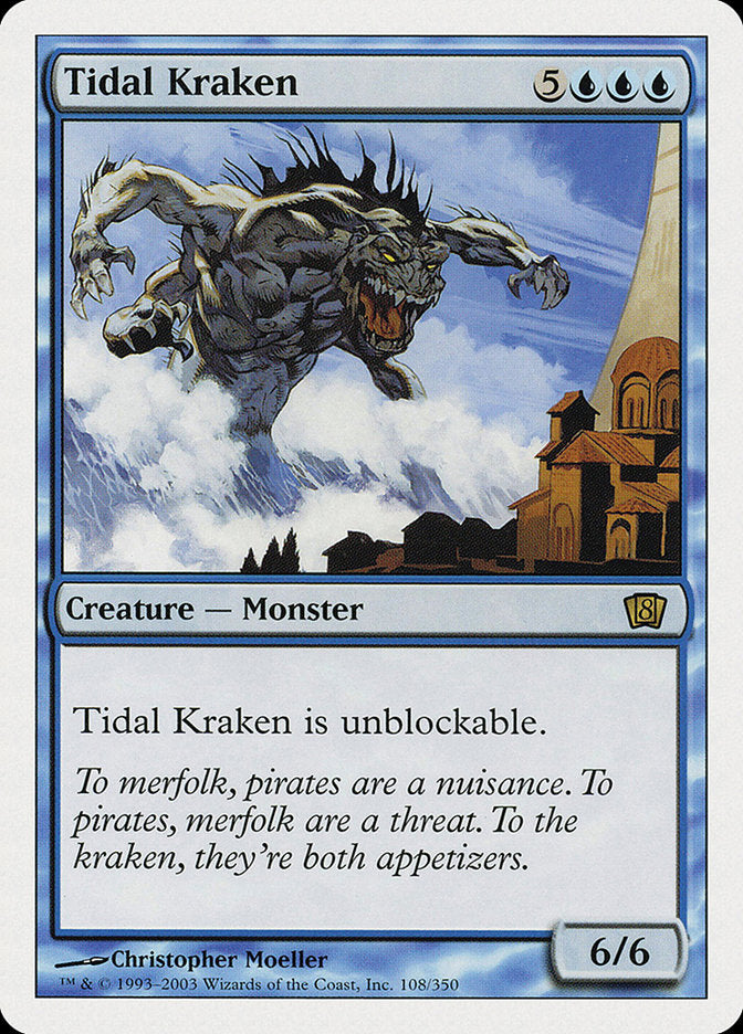 Tidal Kraken [Eighth Edition] | Silver Goblin