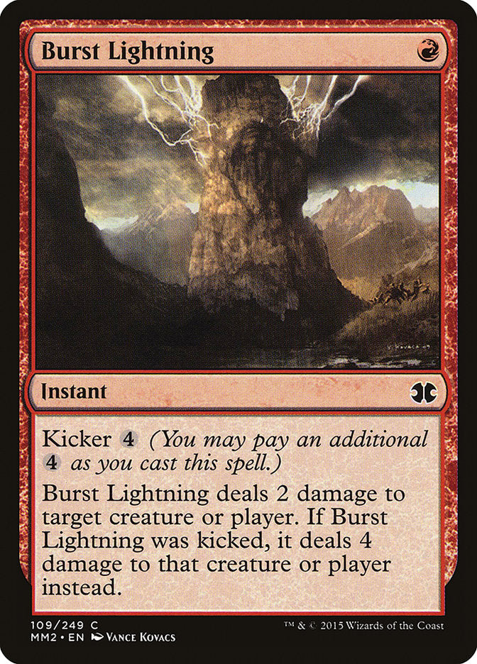 Burst Lightning [Modern Masters 2015] | Silver Goblin