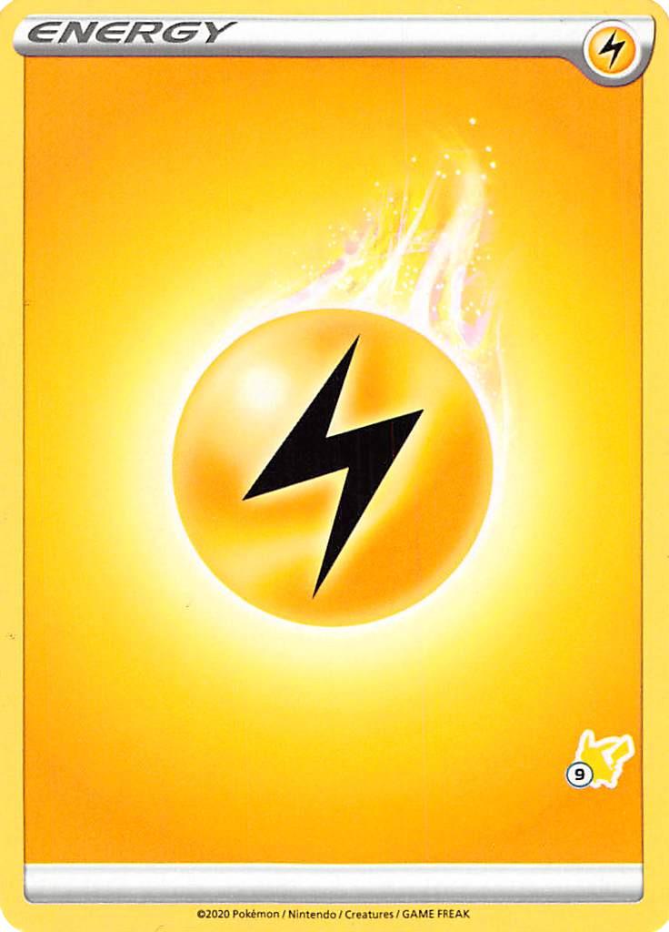 Lightning Energy (Pikachu Stamp #9) [Battle Academy 2022] | Silver Goblin