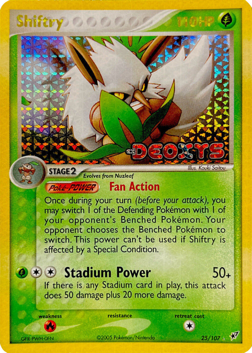 Shiftry (25/107) (Stamped) [EX: Deoxys] | Silver Goblin