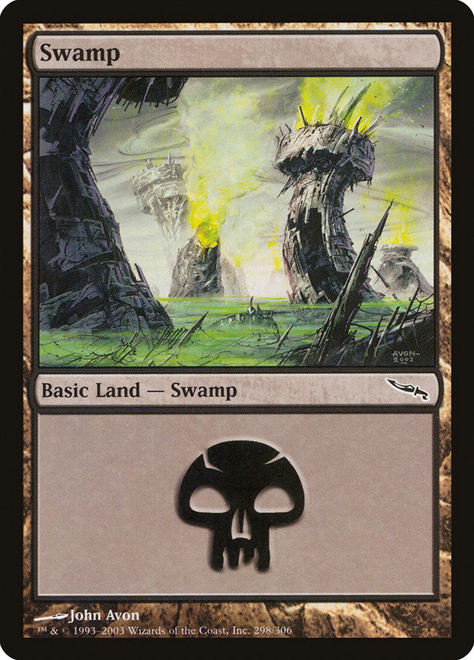 Swamp (298) [Mirrodin] | Silver Goblin