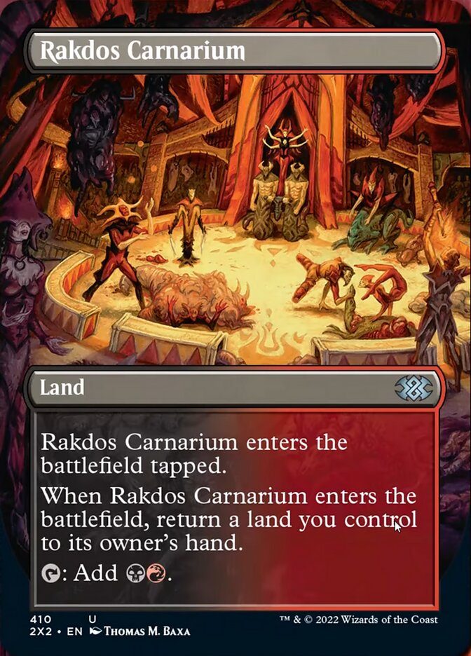 Rakdos Carnarium (Borderless Alternate Art) [Double Masters 2022] | Silver Goblin