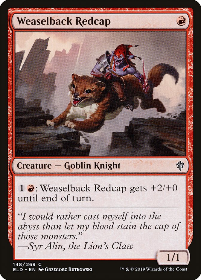 Weaselback Redcap [Throne of Eldraine] | Silver Goblin