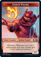 Goblin Wizard // Treasure Double-Sided Token [Core Set 2021 Tokens] | Silver Goblin