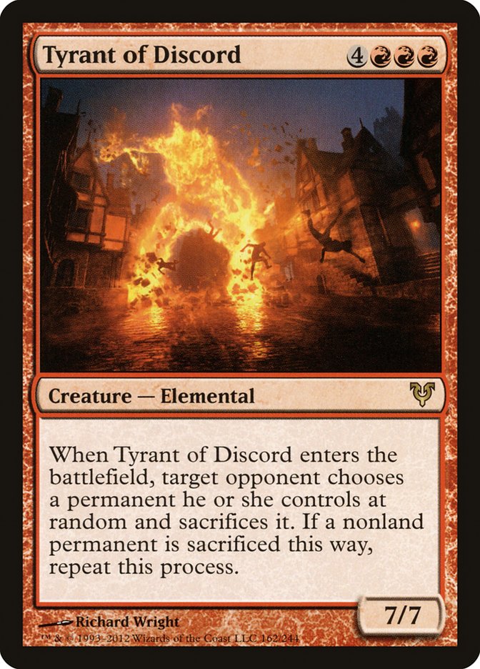 Tyrant of Discord [Avacyn Restored] | Silver Goblin
