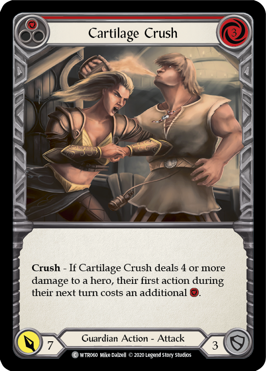 Cartilage Crush (Red) [U-WTR060] (Welcome to Rathe Unlimited)  Unlimited Rainbow Foil | Silver Goblin