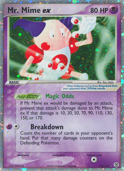 Mr. Mime ex (110/112) [EX: FireRed & LeafGreen] | Silver Goblin
