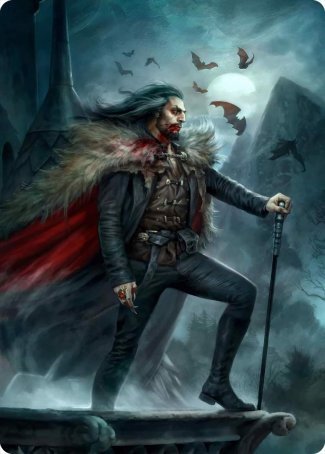Dracula, Blood Immortal Art Card [Innistrad: Crimson Vow Art Series] | Silver Goblin