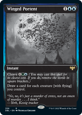 Winged Portent [Innistrad: Double Feature] | Silver Goblin