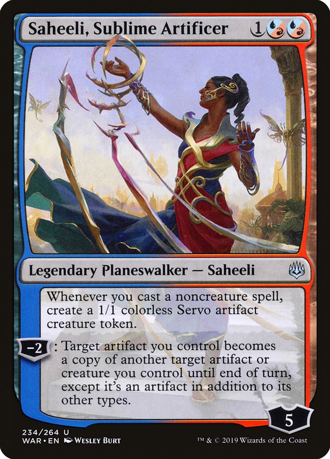 Saheeli, Sublime Artificer [War of the Spark] | Silver Goblin