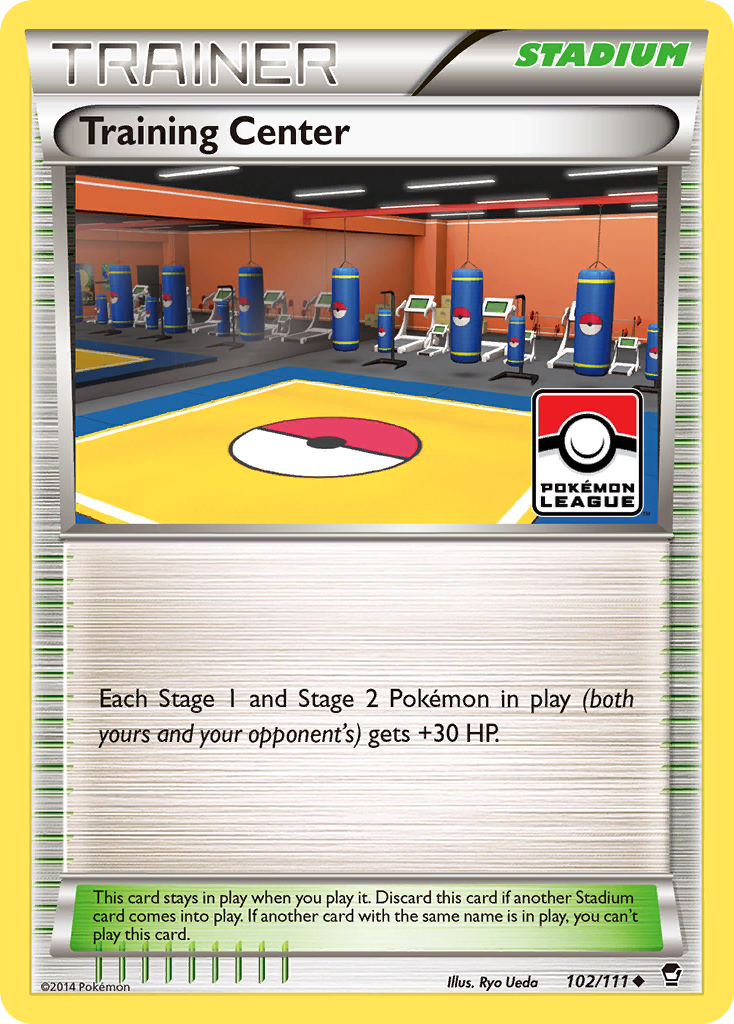 Training Center (102/111) [XY: Furious Fists] | Silver Goblin