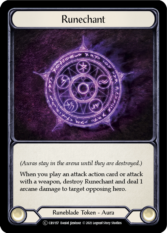 Runechant [U-CRU157] (Crucible of War Unlimited)  Unlimited Rainbow Foil | Silver Goblin