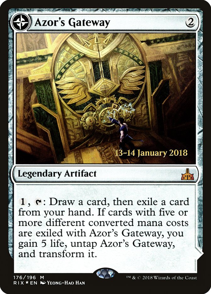 Azor's Gateway // Sanctum of the Sun [Rivals of Ixalan Prerelease Promos] | Silver Goblin
