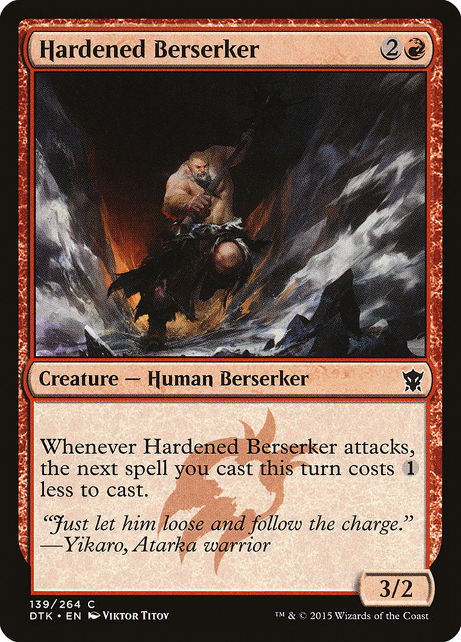 Hardened Berserker [Dragons of Tarkir] | Silver Goblin