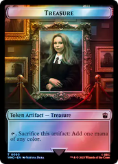 Soldier // Treasure (0060) Double-Sided Token (Surge Foil) [Doctor Who Tokens] | Silver Goblin